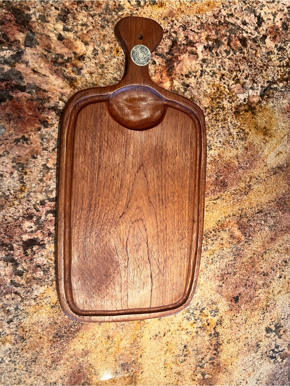 Compass Industries Teak Cutting/Cheese Board - Made In Thailand